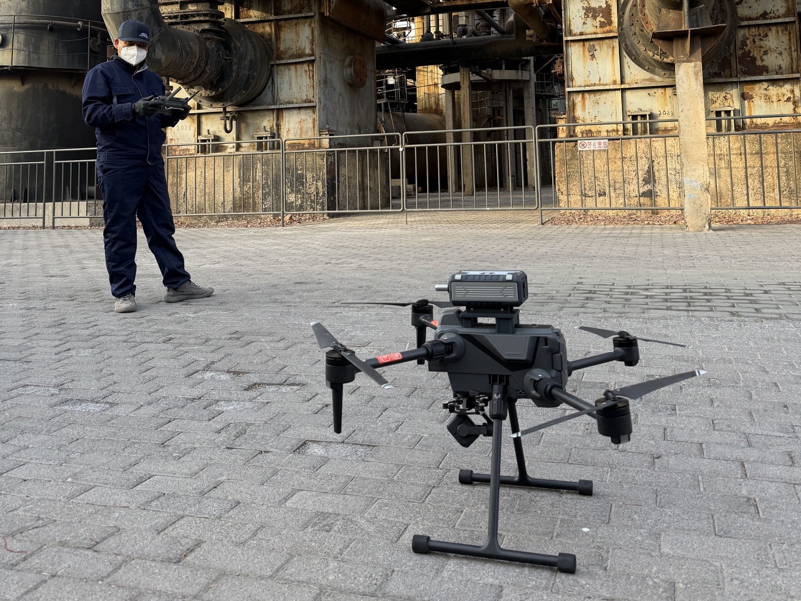 UAV-Based CBRN Reconnaissance in a Hazardous Area
